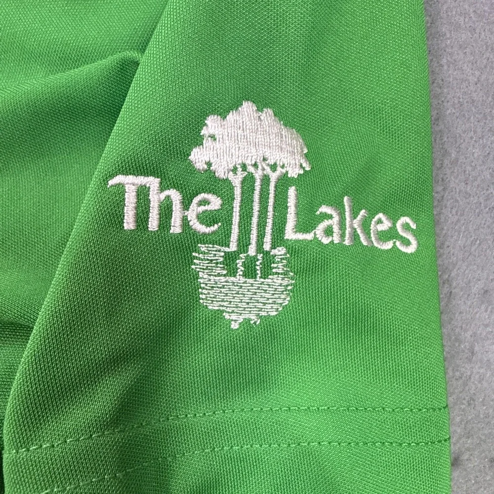Adidas Golf Shirt Polo MENS MEDIUM Performance Logo PRIME GREEN